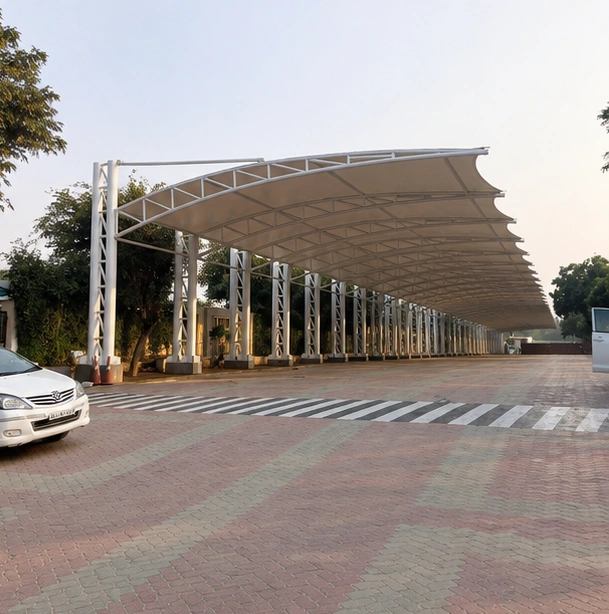 Tata Teleservices, Hyderabad tensile structure, Ekra Decor &mdash; photograph 3